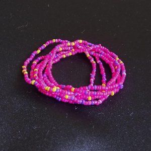 African trade beads bracelets from Ghana